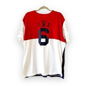 Lebron James Nike Colorblock Tee Miami Heat #6 Size XXL Rare NBA T-shirt‎ Bball